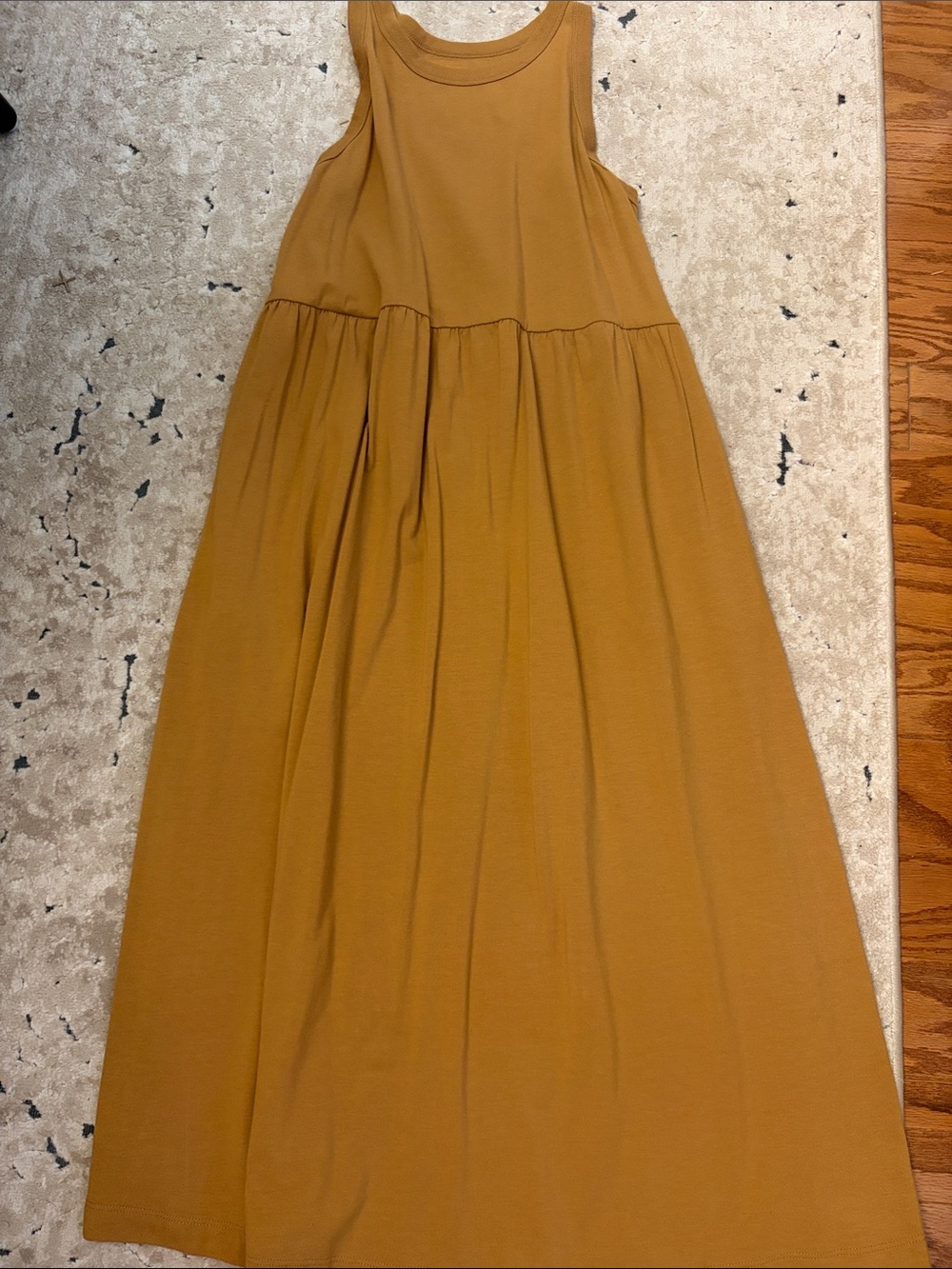 A New Day Sleeveless Midi Dress in Mustard size medium - Picture 2 of 3